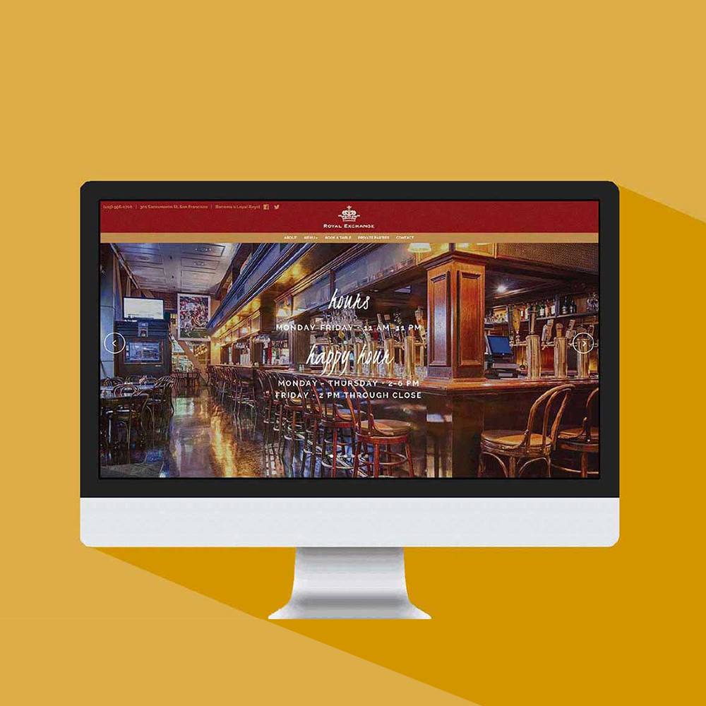 Royal Exchange Website Redesign